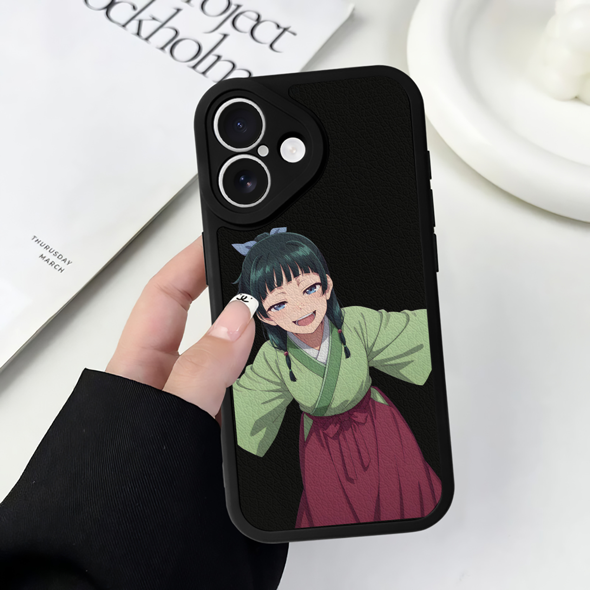 薬屋のひとりごと The Apothecary Diaries 【iPhone 16シリーズ対応】シリコンスマホケース（レザー調） 材質：シリコン